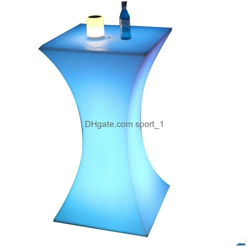 16colour changing led cocktail table chair commercial furniture event party garden decorations supplies fashion301h