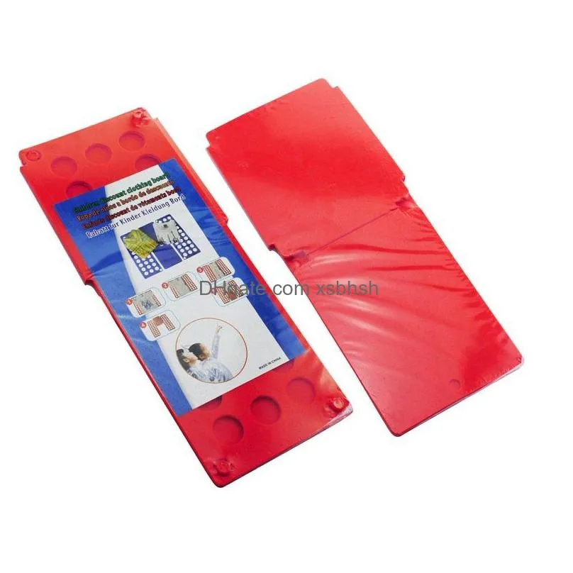 100pcs wholesale magic fast speed folder clothes shirts folding board for kids fold garment board