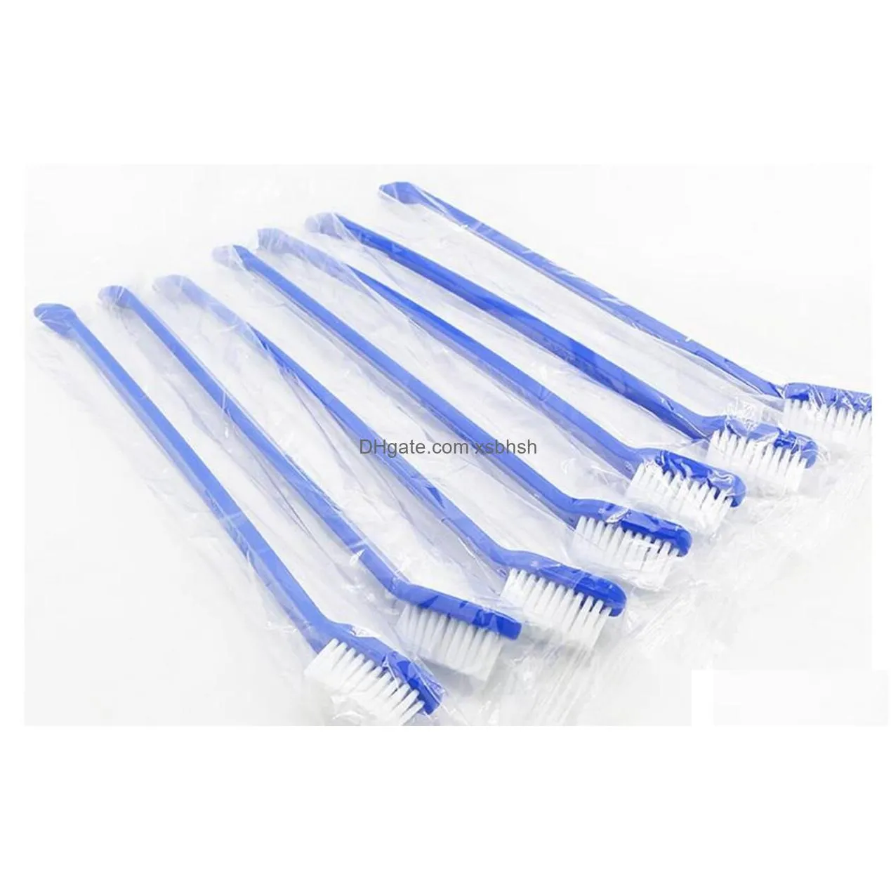 1000pcs/lot fast wholesale duel head pet tooth brush dog cat dental grooming toothbrush cleaning brush