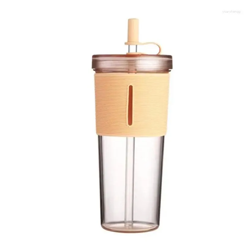 Water Bottles Transparent Juice Mug Creative Bottle Drinking Tools Travel Tea Cup 700ml Coffee Home Accessories Portable