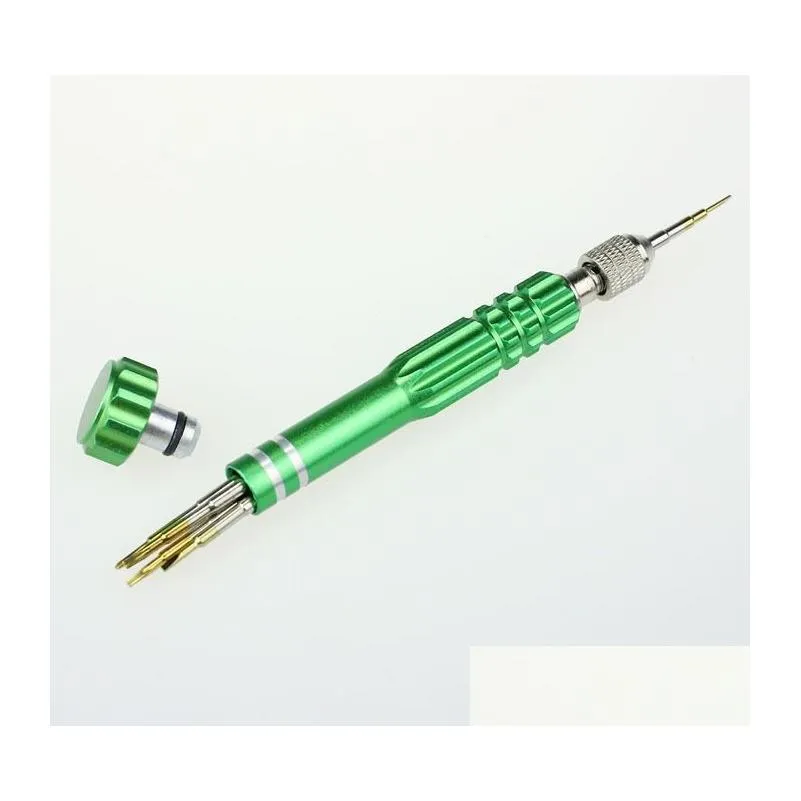 100 pcs professional 5 in 1 open tools kit repair screwdriver set for phone repairing 