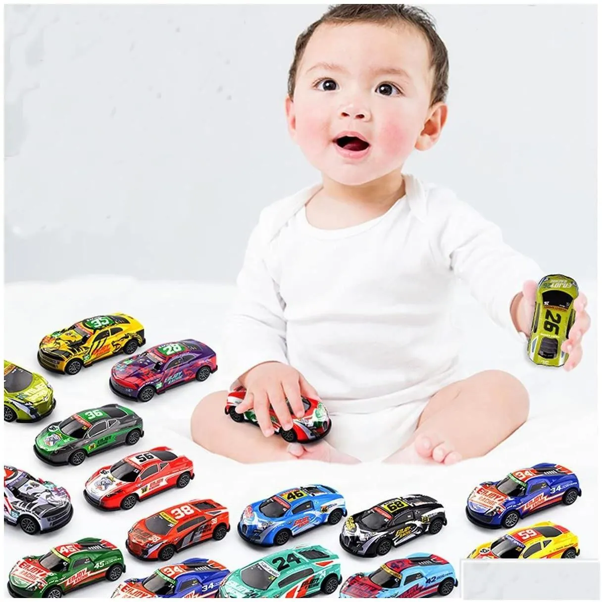 diecast model cars pl back racing cars 10pcs die cast race vehicles 3 inch lightweight metal color as random drop delivery toys gifts