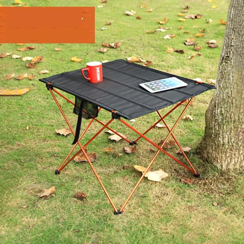 yunnanzhong aluminum folding table 6061 portable folding table gun color outdoor leisure folding table supply