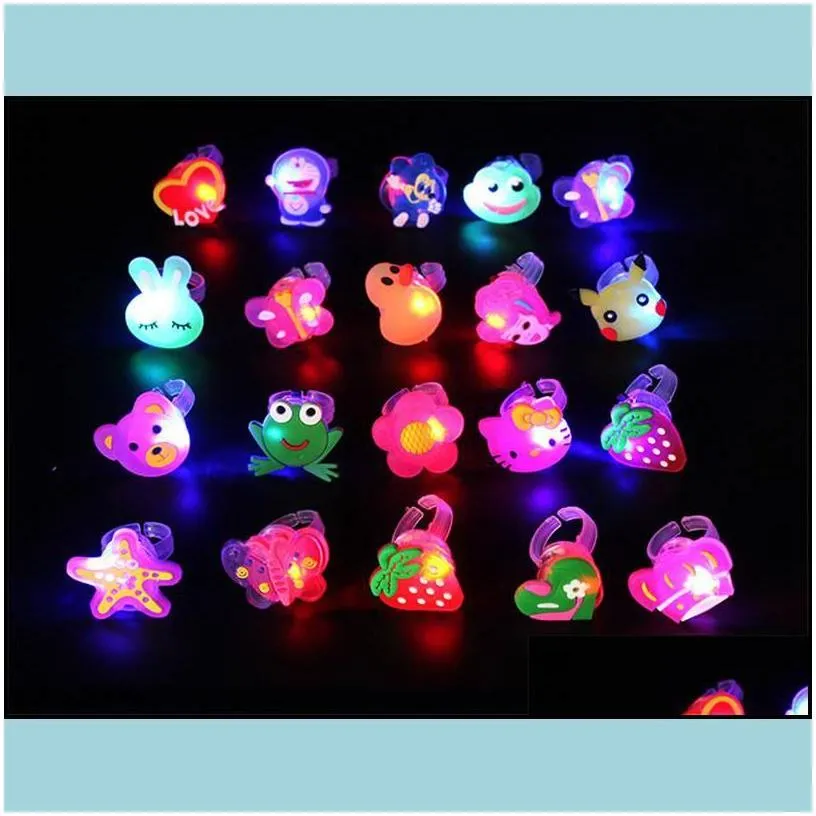 led rave toy led rave toy cartoon ring luminous shine in the dark light finger glowing adt birthday party boy kids toys for children