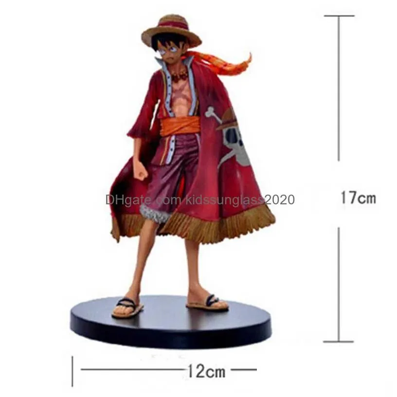 action toy figures 17cm 2021 one piece luffy theatrical edition figure juguetes collectible model toys christmas q0622 drop deliver