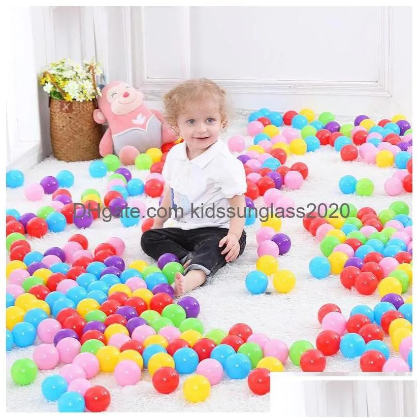 baby bath toys 5.5cm/7cm/8cm marine ball mixed colors ocean balls pits amusement park supplies drop delivery gifts learning education