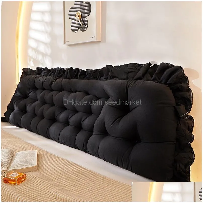 cushion/decorative pillow korean headboard cushion large backrest tatami bed simple headboard soft bag backrest cushion waist protection pillow double