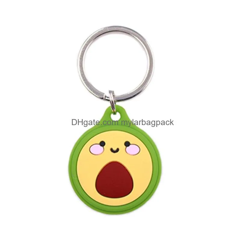 Other Home & Garden Airtag Case With Key Chain Sile Protector Air Tag Ers Protection Protective Shell Cute Cartoon Keychain Anti-Lost Dh5Zk