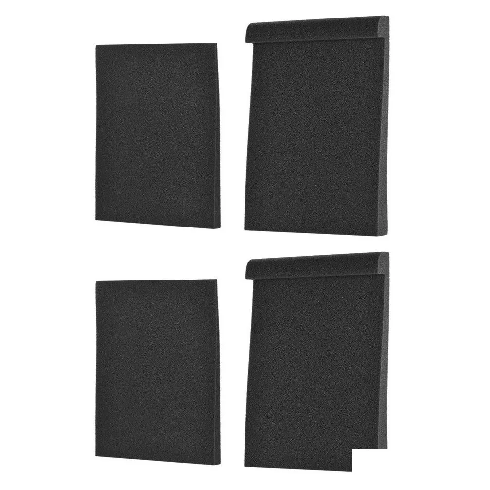 2pcs studio acoustic foam soundproofing acoustic panel sound proof insulation absorption foam wedges tiles treatment wall panels