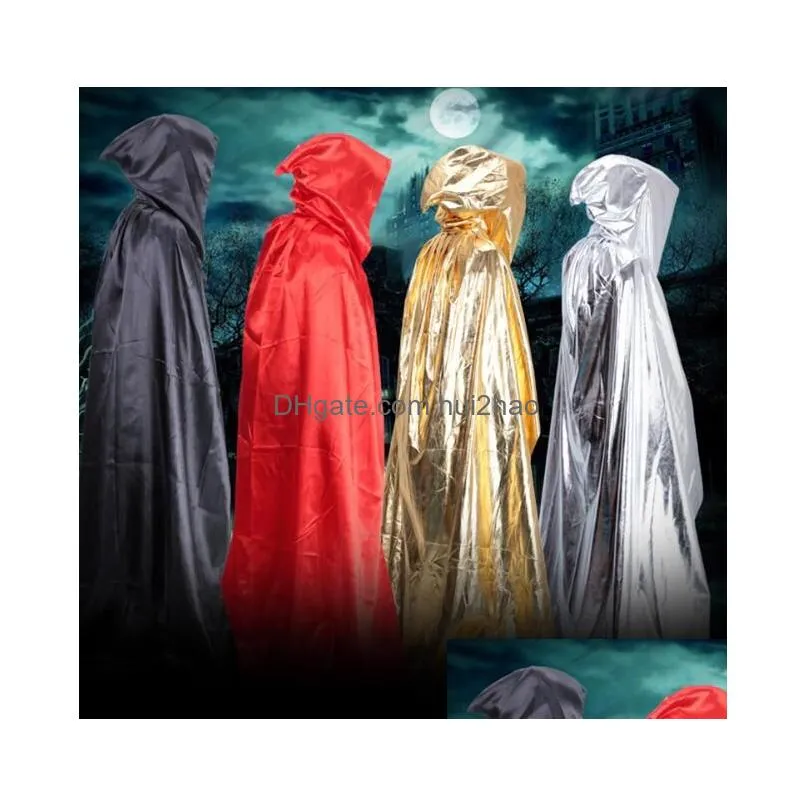 80cm baby costume vampire cloaks halloween party cosplay kids black red hooded robe death witch costumes cape prop hoody mantle