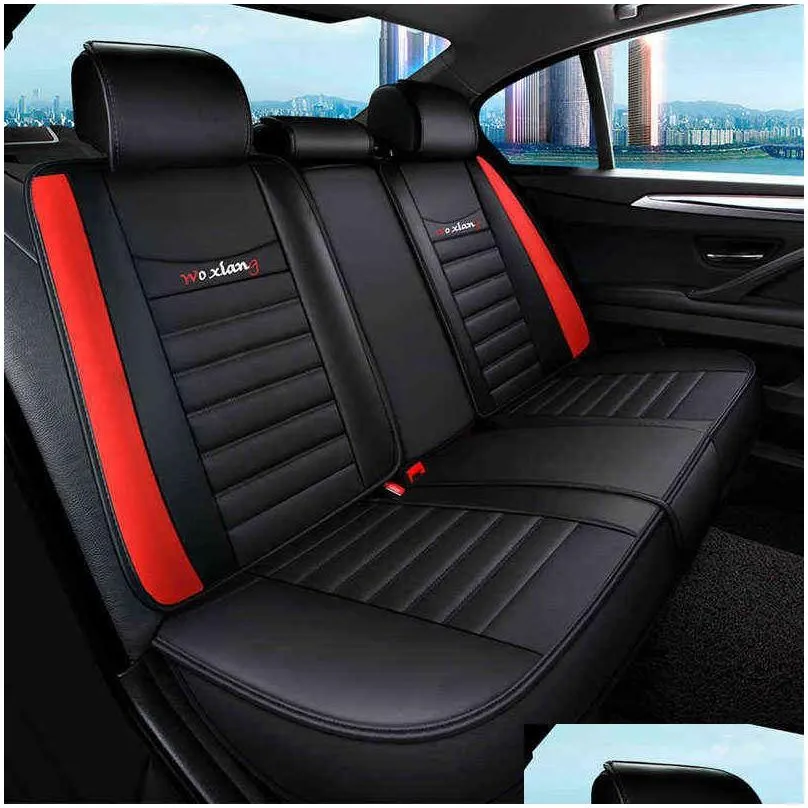 black red leather car seat cover for suzuki jimny liana ignis vitara 2019 celerio grand vitara swift ciaz samurai accessories h220428