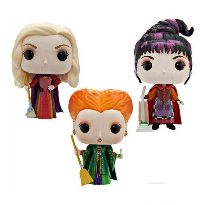 action toy figures hocus pocus sanderson sisters winifred mary sarah viny figure model toys w220920 drop delivery gifts dh19t