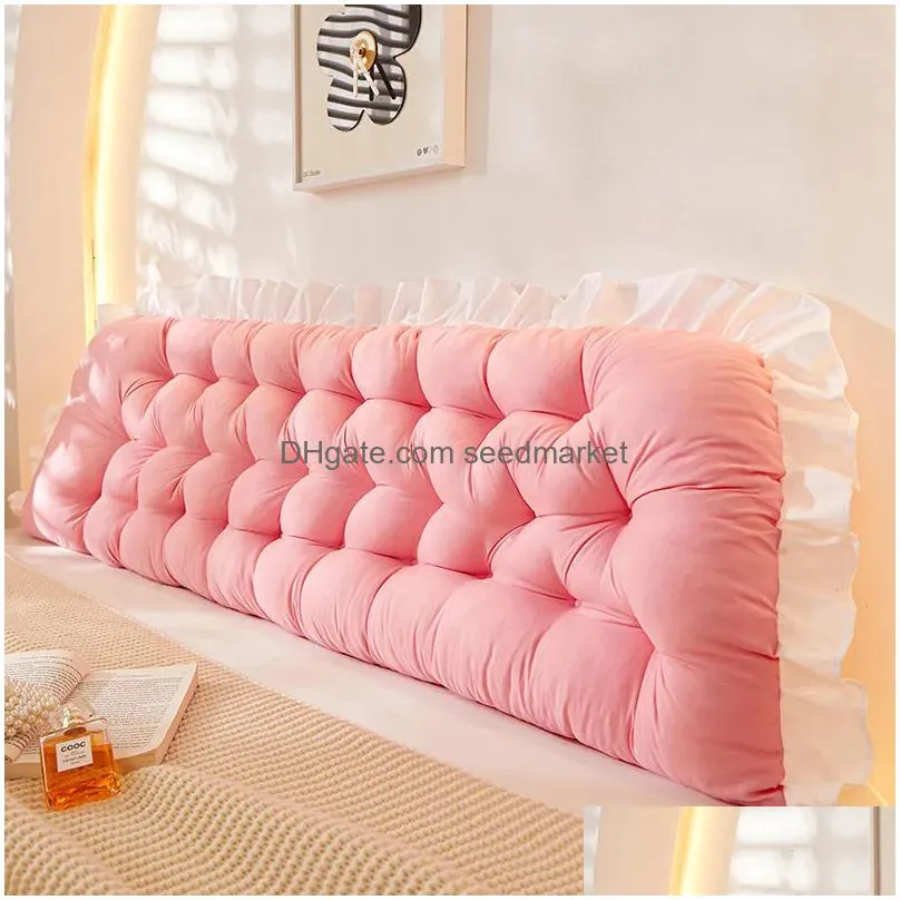 cushion/decorative pillow korean headboard cushion large backrest tatami bed simple headboard soft bag backrest cushion waist protection pillow double