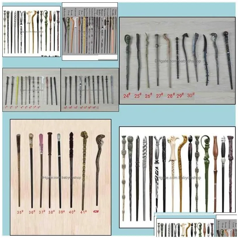 magic props creative cosplay 42 styles hogwarts series wand upgrade resin magical drop delivery 2021 toys dhqju