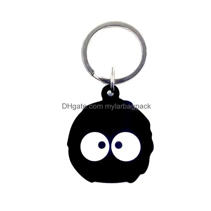 Other Home & Garden Airtag Case With Key Chain Sile Protector Air Tag Ers Protection Protective Shell Cute Cartoon Keychain Anti-Lost Dh5Zk