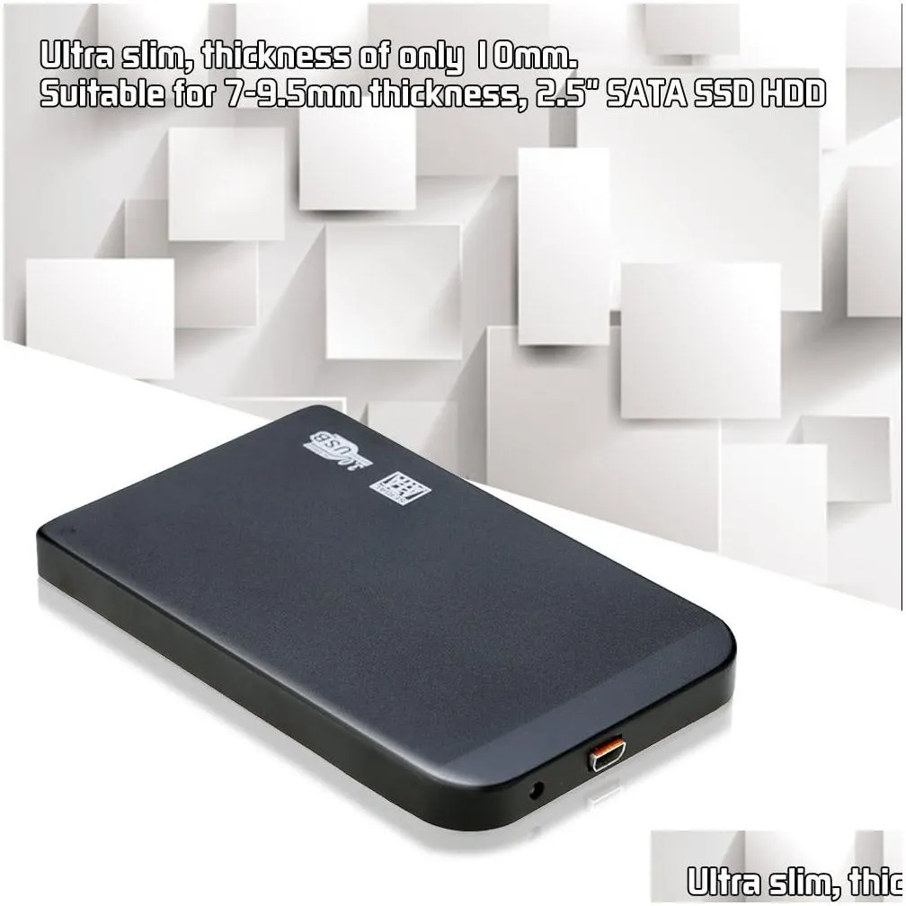 hdd case 2.5 sata to usb 3.0 adapter hard drive external enclosure case for hd ssd disk hdd box