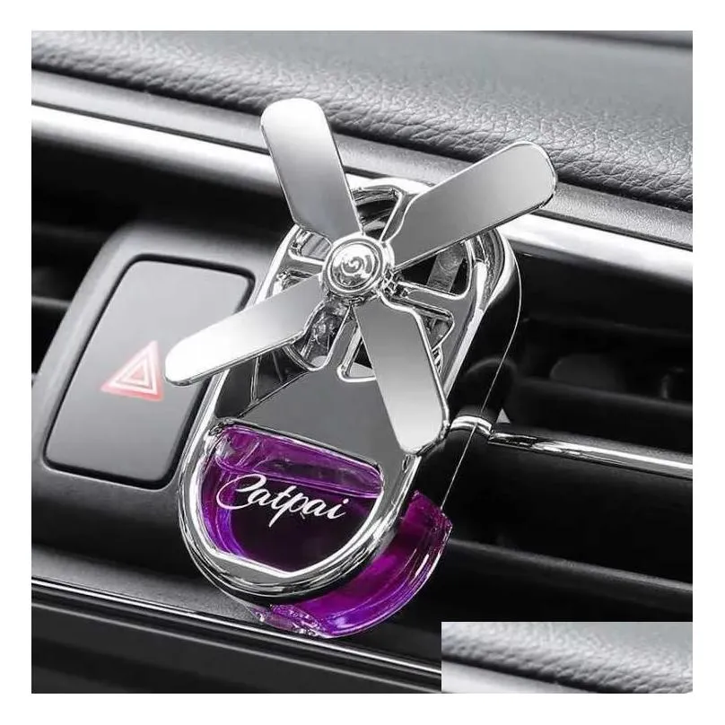 decorations four leaf air freshener outlet alloy clip auto aromatherapy fragrance perfume diffuser interior car accessories 0209