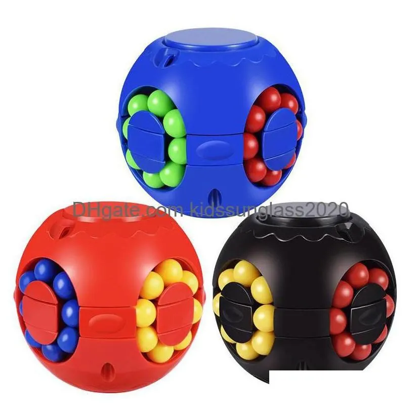 decompression toy magic bean puzzle ball cube kids intelligence educational toys hand spinner fidget desktop spinning top drop deliv