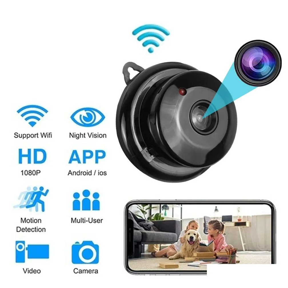 wireless wifi mini ip camera 1080p hd night version voice video security camcorder surveillance camera for home office