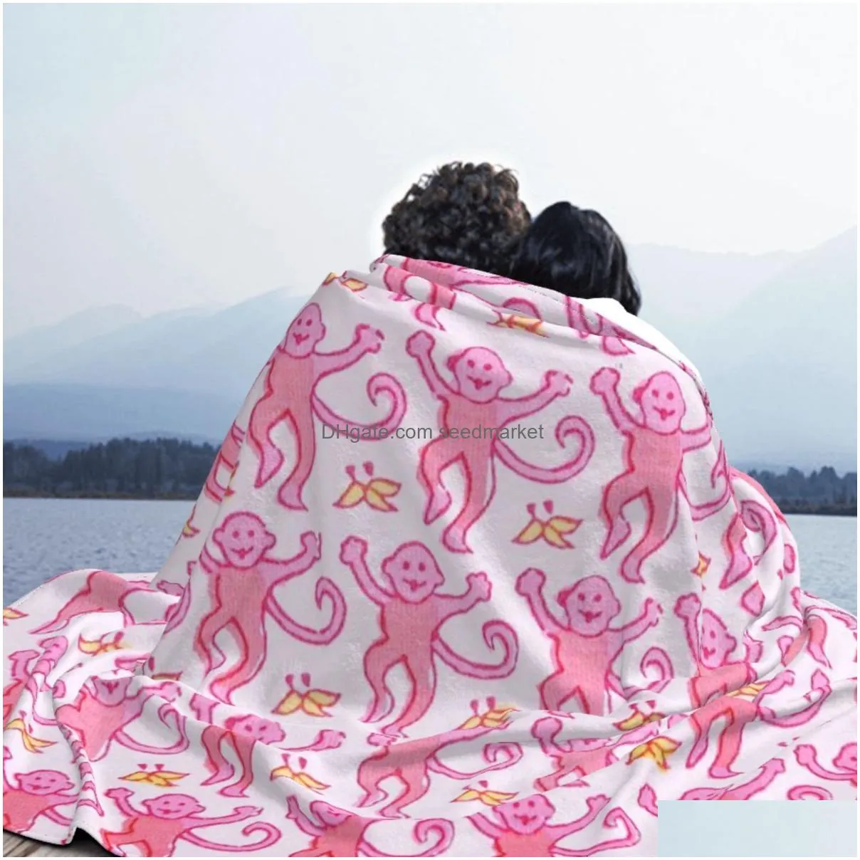 blankets pink roller rabbit coral fleece plush autumn winter cute animal super soft throw blanket for bedding office quilt 221208