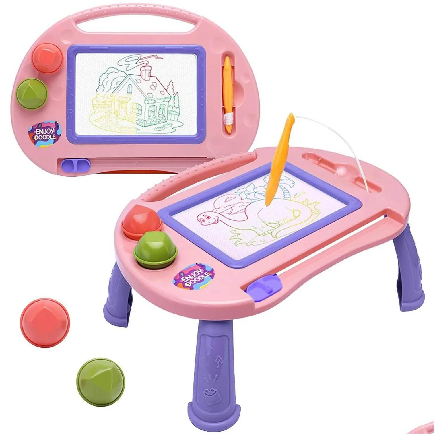 intelligence toys intelligence magnetic ding board table toddler toys erasable doodle writing colorf 2 patterns drop delivery gifts