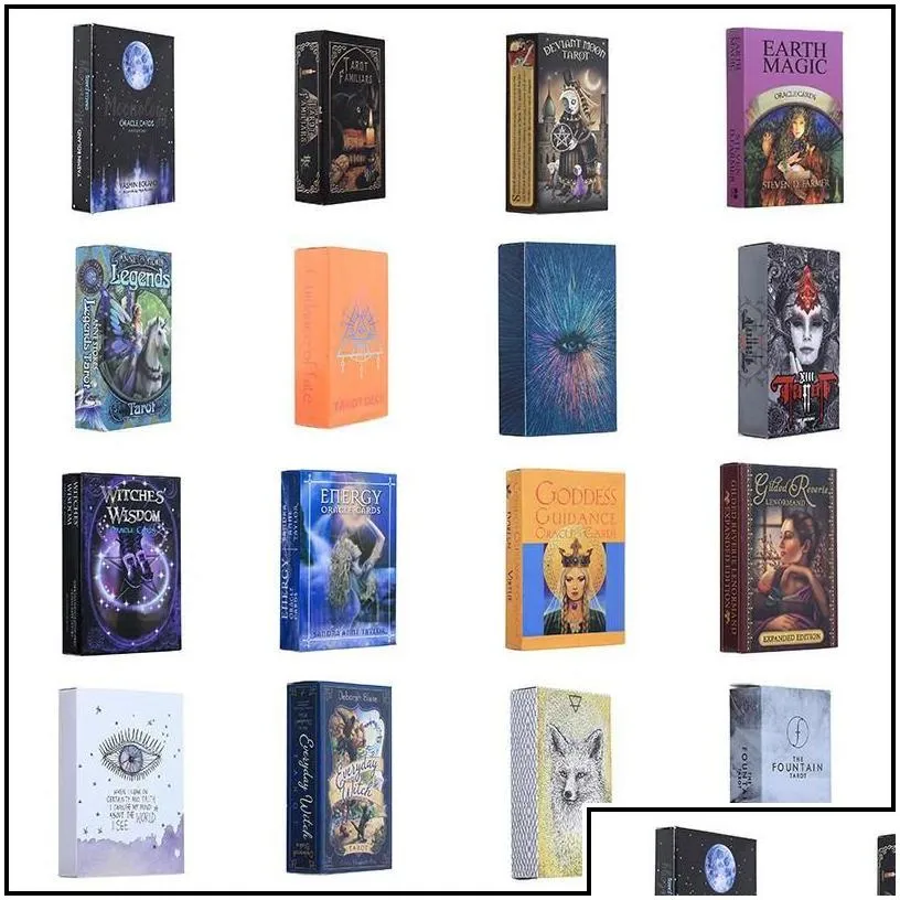 card games 220 styles tarots game witch rider smith waite shadowscapes wild tarot deck board cards with colorf box english version d