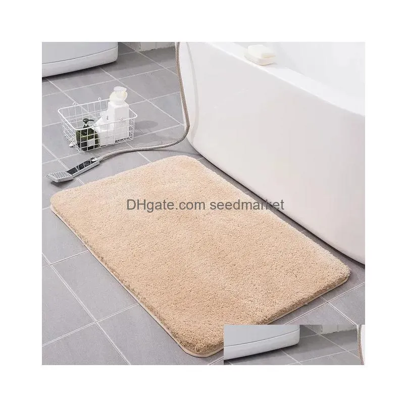 carpets super absorption bath mat non-slip bathroom carpet rugs soft floor mat for bedroom toilet rug doormat long bedside mat 5 sizes