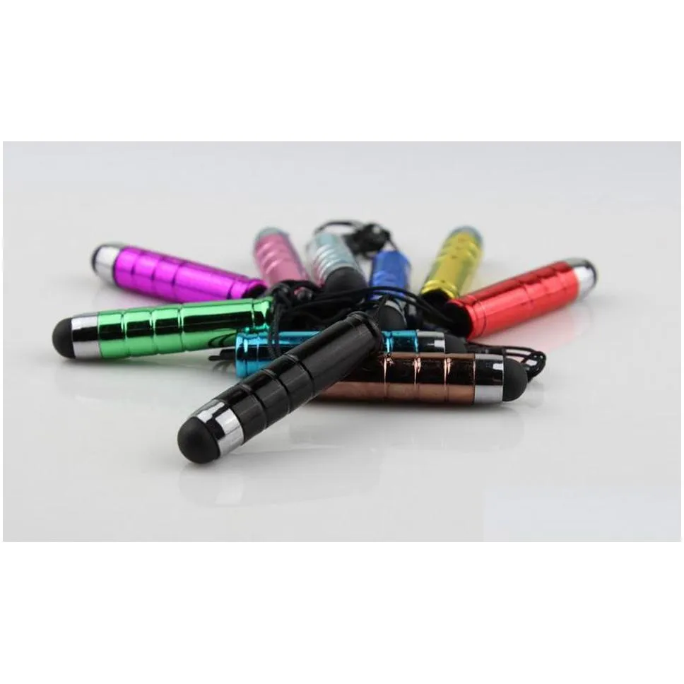 mini stylus touch screen pen with anti-dust plug for ipad iphone for capacitive screen