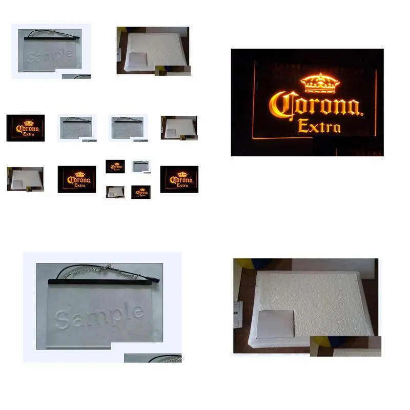 b42 corona extra beer bar pub club 3d signs led neon light sign home decor crafts