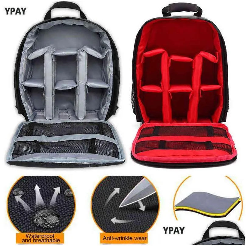 waterproof slr backpack digital camera bag outdoor multi-function shockproof camera backpack for nikon canon slr camera lens bag