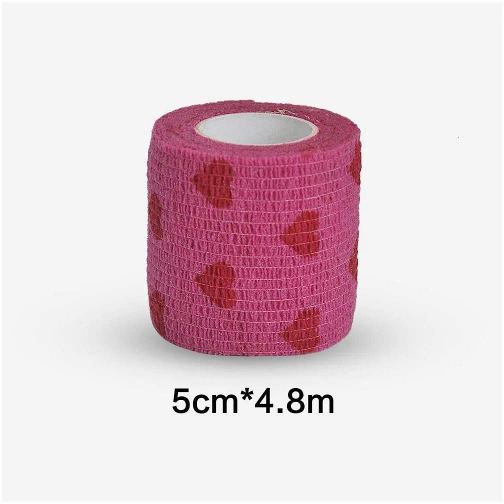 Tattoo Grips Grip Bandage Er Wraps Tapes Nonwoven Waterproof For Pet Self Adhesive Finger Wrist Protection Accessories Drop Delivery Dhkuy