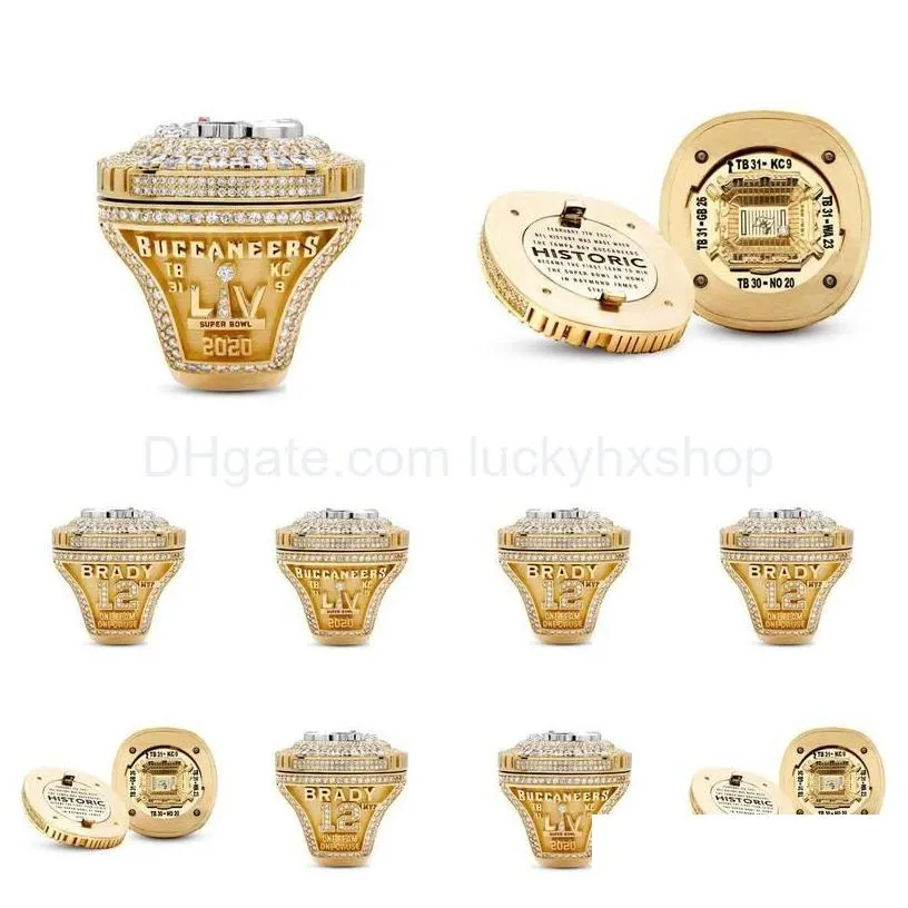 cluster rings fanscollection  bay pirates wolrd champions team championship ring sport souvenir fan promotion gift wholesale drop