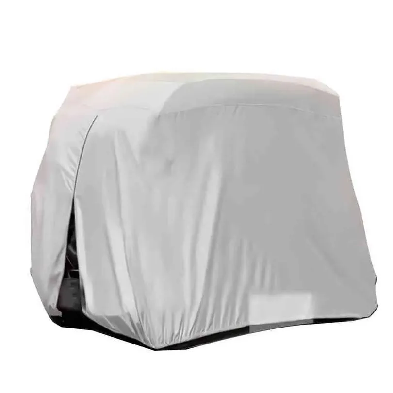 Car Covers 2/4 Passenger Golf Cart Er Heavy Duty Car 210D Waterproof Anti Uv Sunsn Dustproof For Yamaha Ez Go Club H220425 Drop Delive Dhcy3