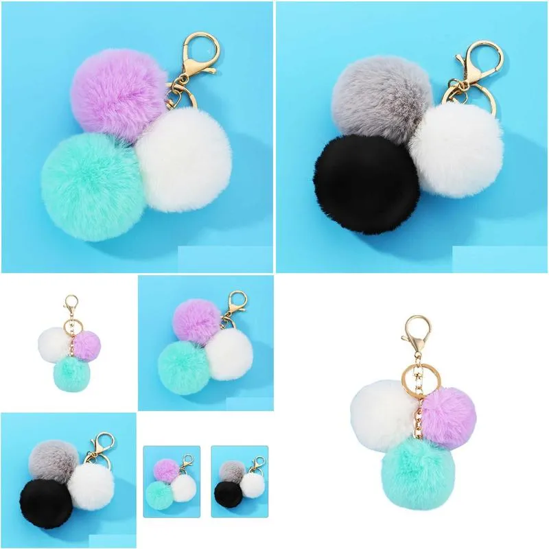 beautiful korean style smart phone strap lanyards for iphone cute wool ball decor mobile phone strap rope phone charm aa220318