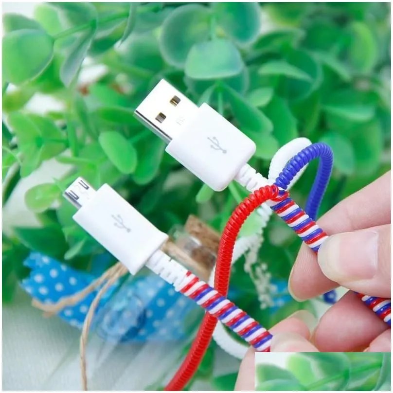 winding cable organizer cables cord protector wrap mp3 headphones winder for usb chargeaudio cable 1000pcs6104510