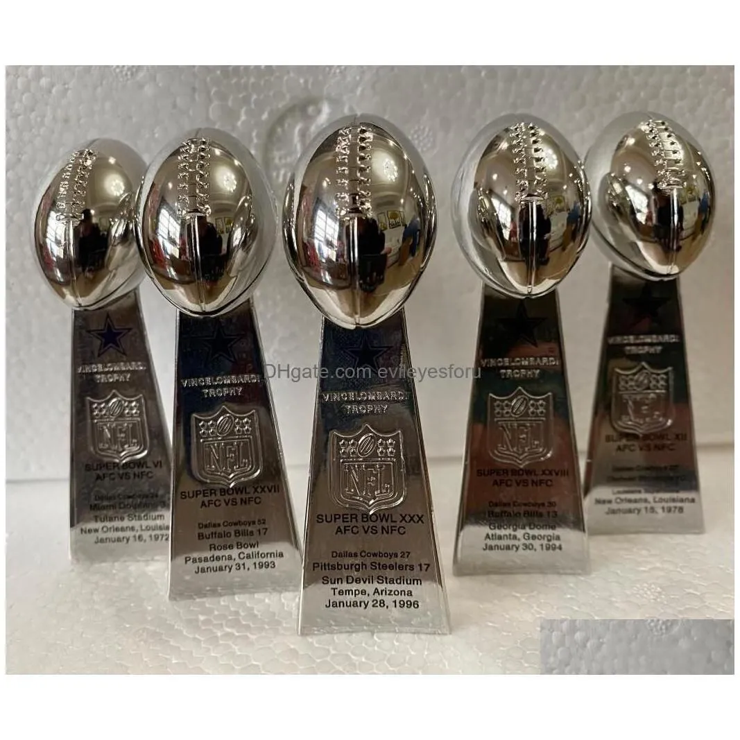 solitaire ring 5pcs dc football team champions championship lombardi trophy souvenir men women boy fan brithday gift 2023 hip hop je