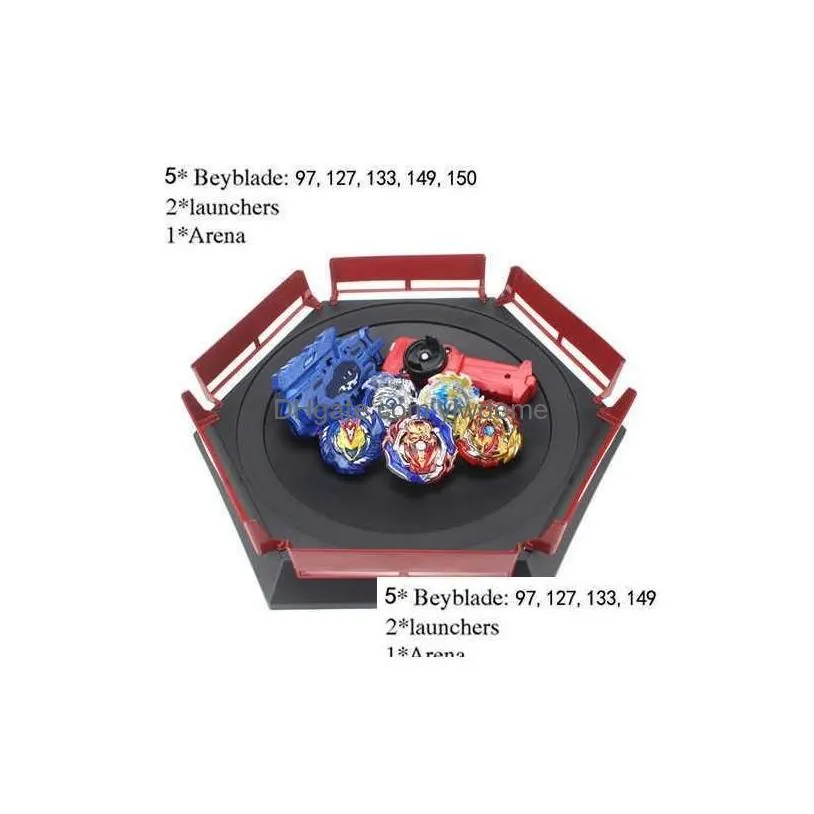 Beyblades Metal Fusion Takara Tomy Combination Beyblade Burst Set Toys Arena Bayblade With Launcher Spinning Top X0528 Drop Delivery Dhfxq