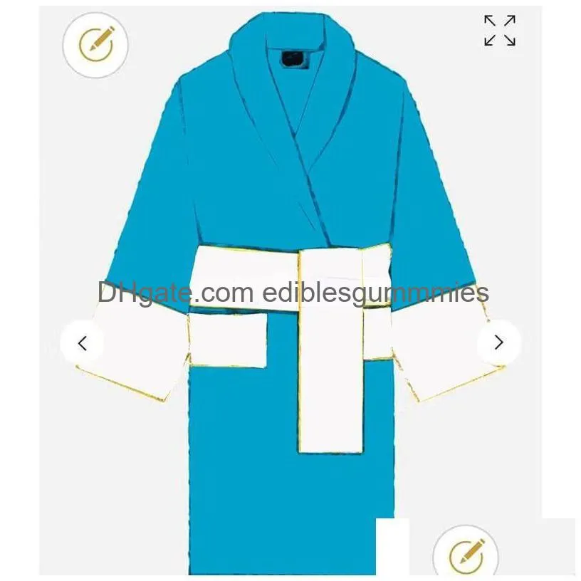 men women bath robes ins fashion portrait unisex bathrobe indoor outdoor casual loose robe birthday gift for lover sleepwear