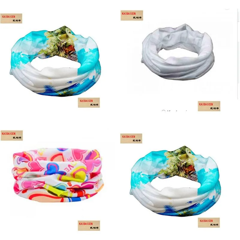 fashion diy sublimation head kerchief for heat transfer press machine head scarf headband