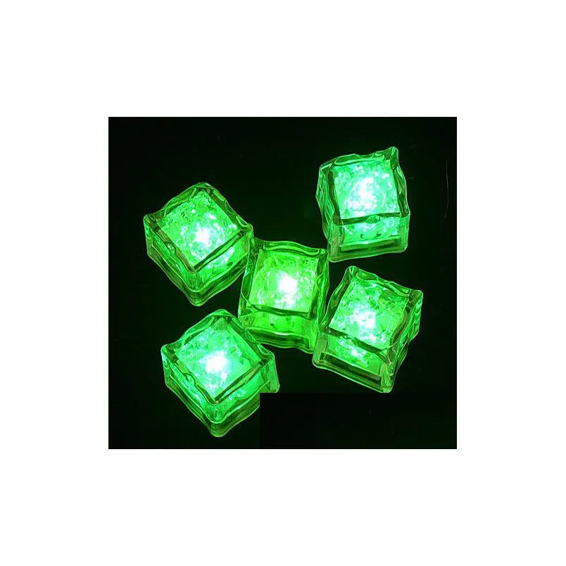 mini led party lights square color changing led ice cubes glowing ice cubes blinking flashing novelty party supply