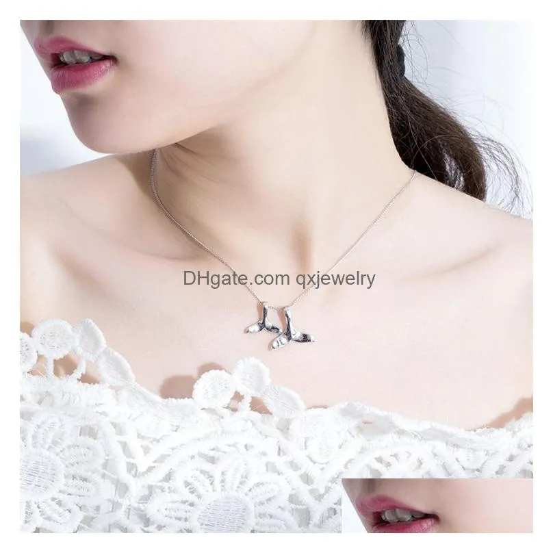 Charms Jewelry Charms S925 Pure Sier Pearl Pendant Mount With Micro Zircon Inlaid New Fashion Clavicle Necklace Pendants T031 Drop Del Dhtiw