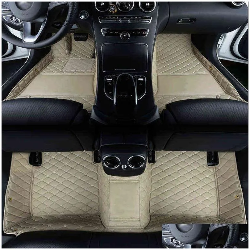 Floor Mats & Carpets Ustom Car Floor Mat For C-Class C180 C200 C230 C240 C250 C280 C300 Cl200 Cl500 Cl550 Cla 40 Carpet Rugs W220311 D Dhm3U