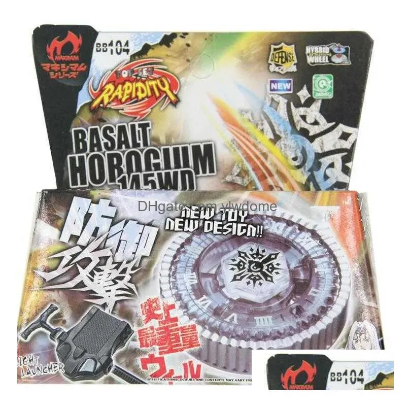 Beyblades Metal Fusion 16Pcs Spinning Top Metal Fusion 4D Launcher Bb105 Bb106 Bb108 Bb114 Bb117 Bb118 Bb122 Bb126 Bb128 Bb121A Bb104 Dhohj