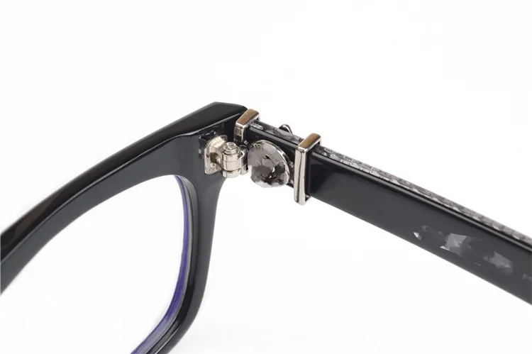 Unisex Designer Glasses Fashion Crosses Panel Frame Retro Myopia Frame with Mirror Literary Trendy Optical Glasses