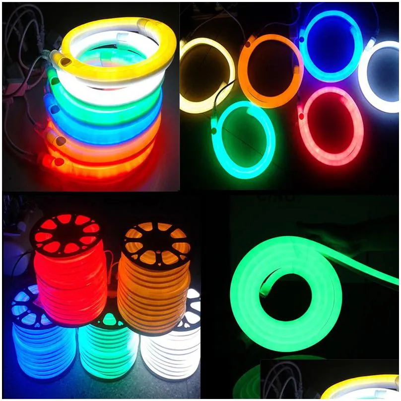  arrival led neon sign flex rope light pvcflexible strips indoor/outdoor flex tube disco bar pub christmas party decoration