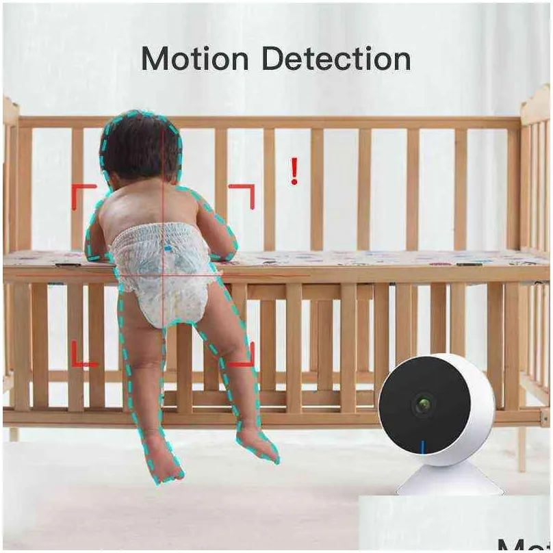 mini ip camera wifi webcam baby monitor with sound motion detection 2 way audio night vision smart home surveillance camera