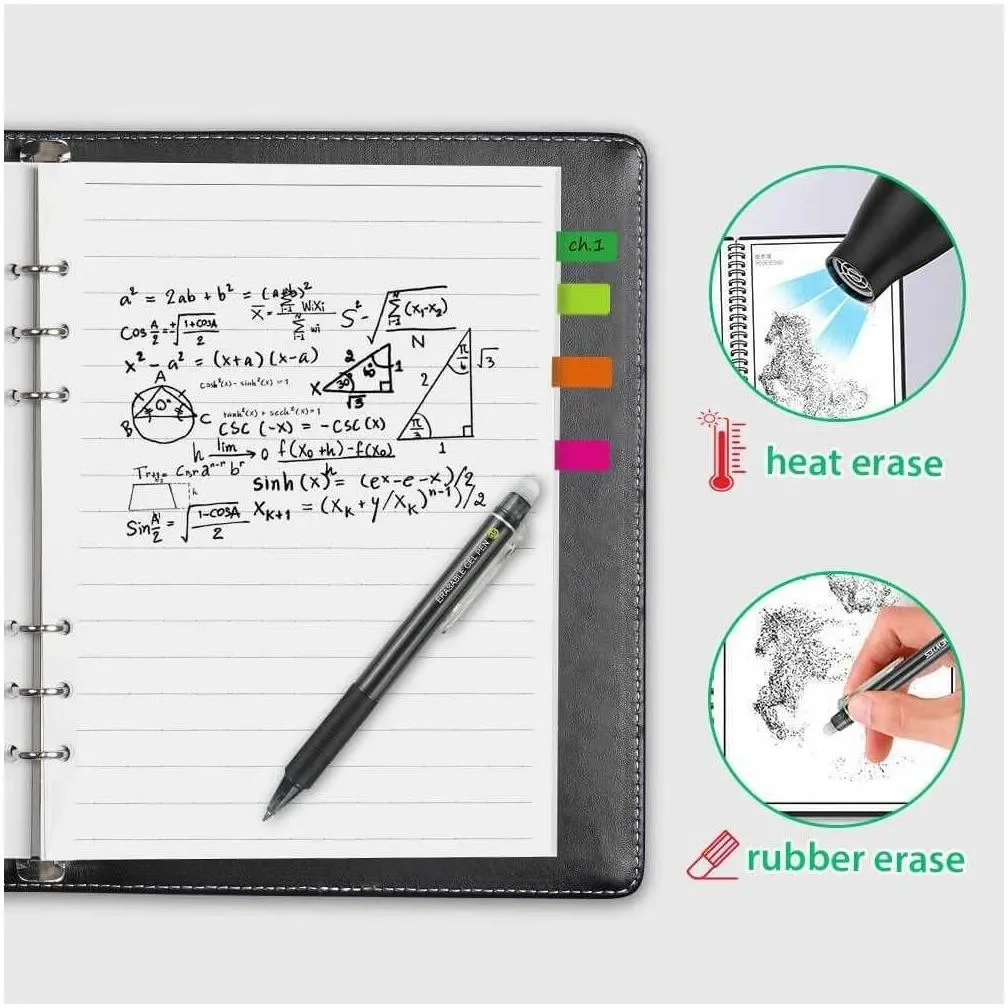 wholesale yes 50pcs drawing notepad erasable notebook digital inner paper refill diary diy for pu a5 planner school office supplies
