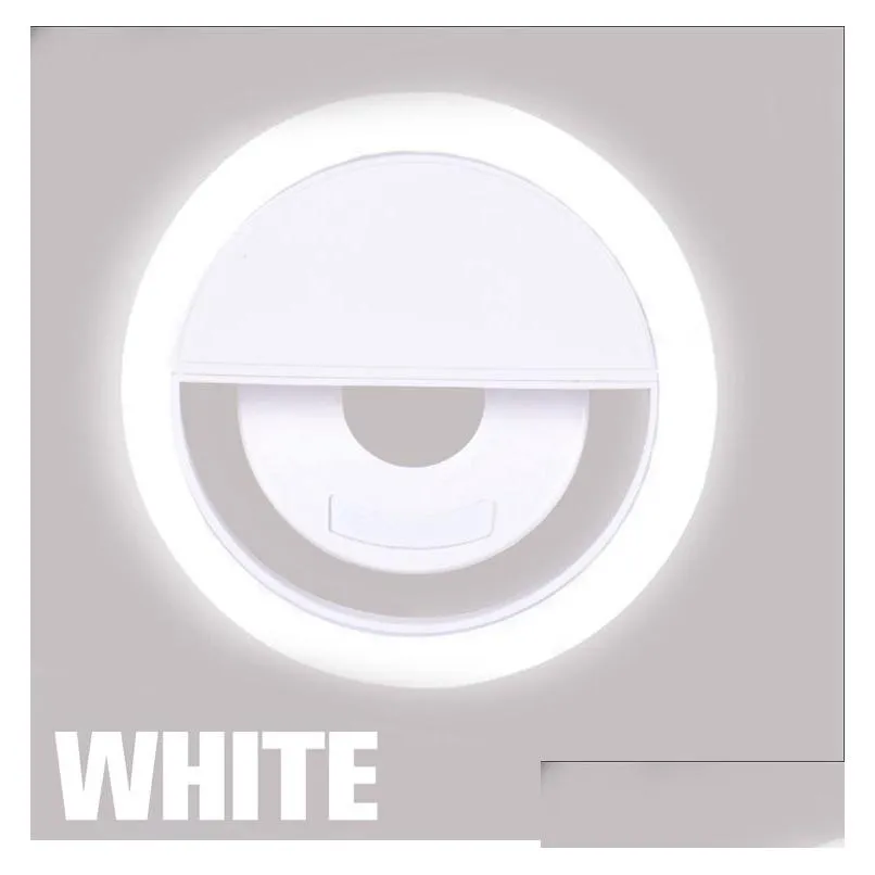 lumiere led selfie ring light novelty led lights decor mobile phone po night light ring lamp with clip5526126