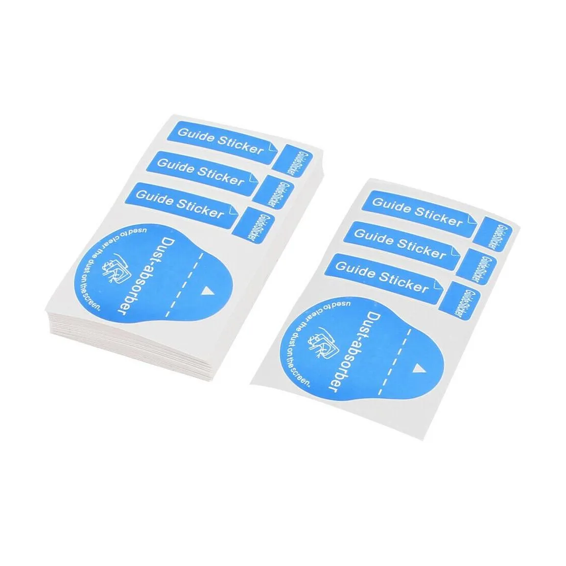 wholesale cleaning tools wet dry 2 in 1 wipe dust-absorber guide sticker for tempered glass screen protector 1000sets