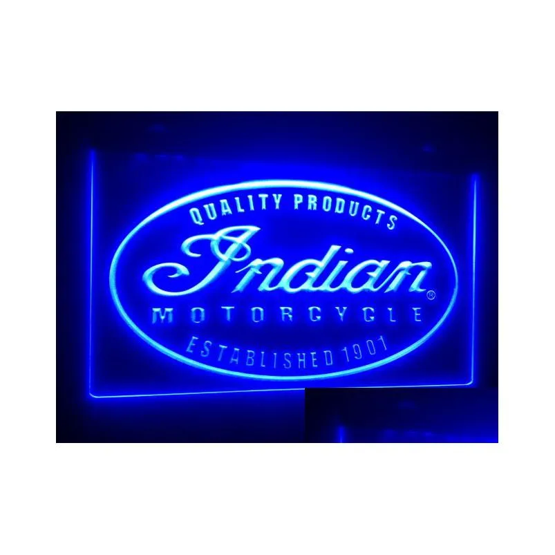 b122 motorcycle service beer bar pub led neon light sign